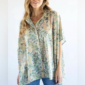 Floral Print Women's Top